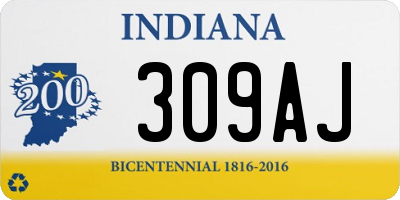 IN license plate 309AJ