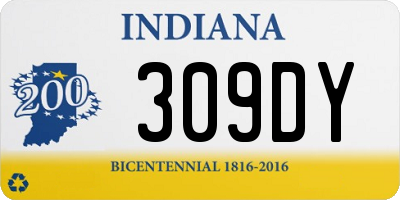 IN license plate 309DY