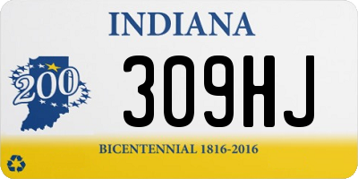 IN license plate 309HJ