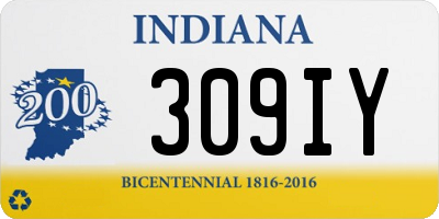 IN license plate 309IY