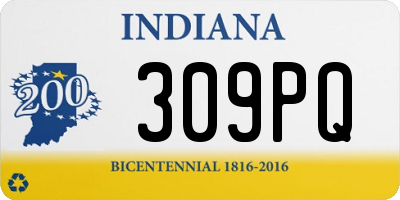 IN license plate 309PQ