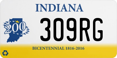 IN license plate 309RG