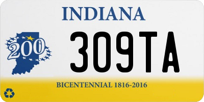 IN license plate 309TA