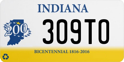IN license plate 309TO