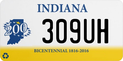 IN license plate 309UH