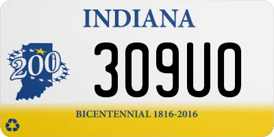 IN license plate 309UO