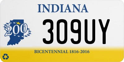 IN license plate 309UY