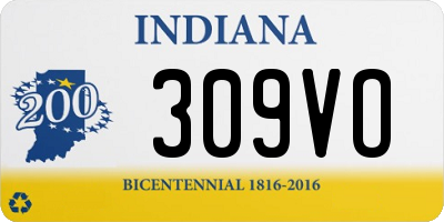 IN license plate 309VO