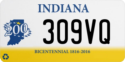 IN license plate 309VQ