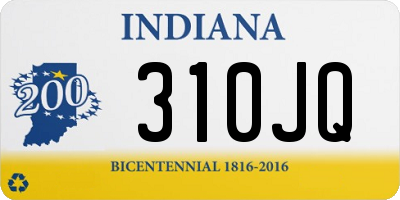 IN license plate 310JQ