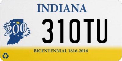 IN license plate 310TU