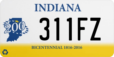 IN license plate 311FZ