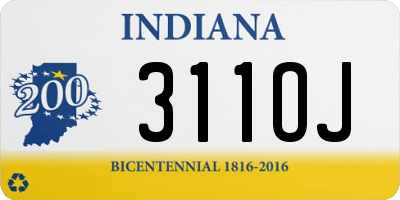 IN license plate 311OJ