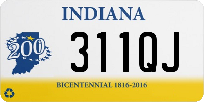 IN license plate 311QJ