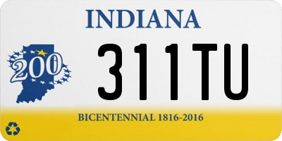 IN license plate 311TU