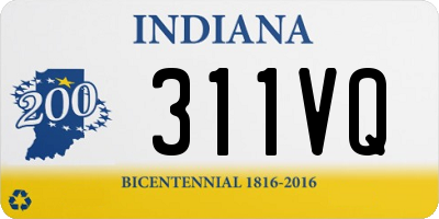 IN license plate 311VQ