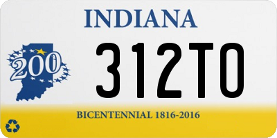 IN license plate 312TO