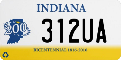 IN license plate 312UA