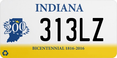 IN license plate 313LZ