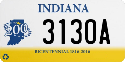 IN license plate 313OA