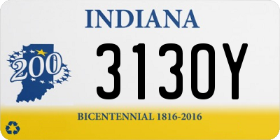 IN license plate 313OY