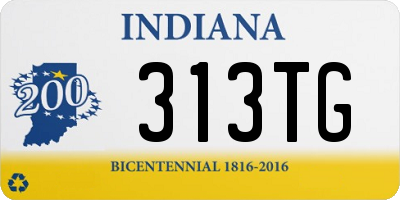 IN license plate 313TG