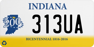 IN license plate 313UA