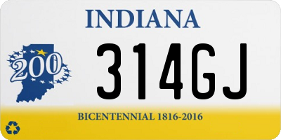 IN license plate 314GJ