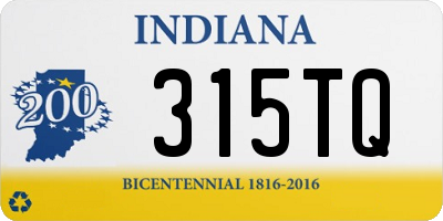 IN license plate 315TQ