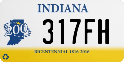 IN license plate 317FH