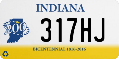 IN license plate 317HJ