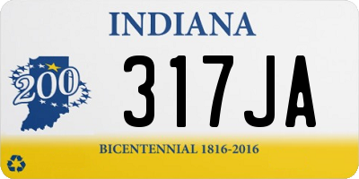 IN license plate 317JA