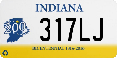 IN license plate 317LJ