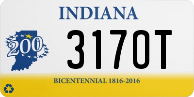 IN license plate 317OT