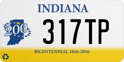 IN license plate 317TP