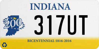 IN license plate 317UT