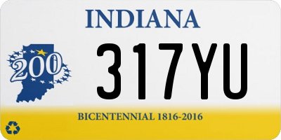 IN license plate 317YU