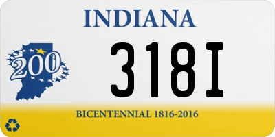 IN license plate 318I