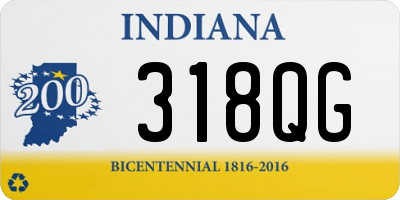 IN license plate 318QG