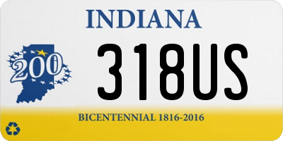 IN license plate 318US