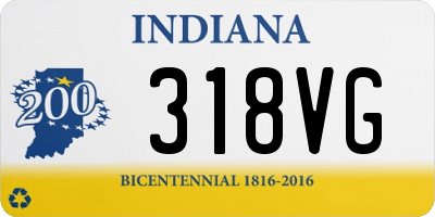 IN license plate 318VG