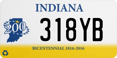 IN license plate 318YB