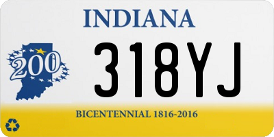 IN license plate 318YJ