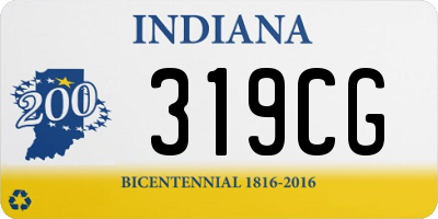 IN license plate 319CG