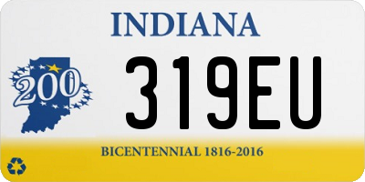 IN license plate 319EU