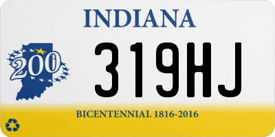 IN license plate 319HJ