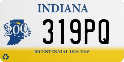 IN license plate 319PQ