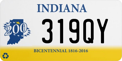 IN license plate 319QY