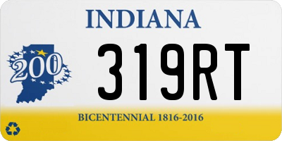 IN license plate 319RT