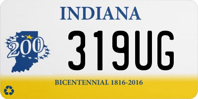 IN license plate 319UG